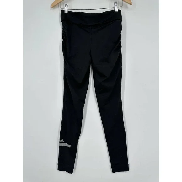 Adidas by Stella McCartney The Performance Fold-Over Full Length Leggings Black - Picture 8 of 13